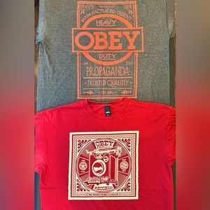 Obey t-shirts XL